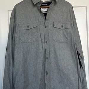 Goodfellow & Co Gray Button-Up Shirt